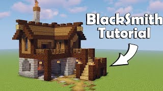 Minecraft: How to build a Blacksmith ( Tutorial )