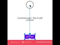 ConstraintLayout - How to define a Constraint?