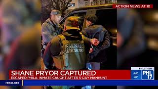 Manhunt Over: U.S. Marshals Capture Escaped Teen Murder Suspect Shane Pryor | PHL17 Morning News