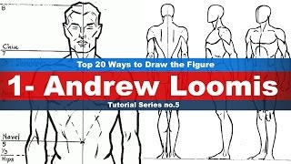 Top 20 Ways to Draw the Figure (1-Andrew Loomis) Tutorial series No.5