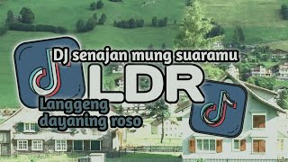 DJ SENAJAN MUNG SUARAMU NGADEMKE ATI WE NGUCAPKE JANJI | DJ LDR LANGGENG DAYANING RASA VIRAL 2024 !