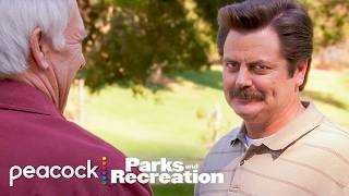 Ron deaing with the people of Pawnee for 20 minutes straight | Parks and Recreation