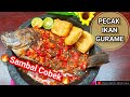 RESEP PECAK GURAME SAMBAL COBEK ALA ALA RUMAH MAKAN SUNDA