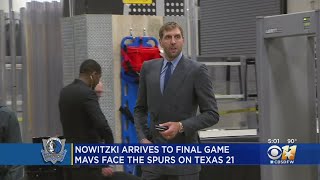 Team Coverage: Dirk Nowitzki Arrives For Final Game Of His Career