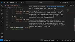 best use of php array column