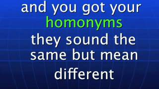 Synonyms, Antonyms & Homonyms Song By Charles H. Johnson www.edusoul.net.flv
