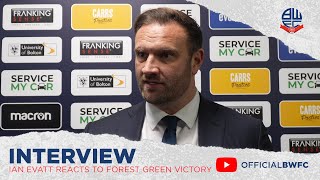 IAN EVATT | Manager on Forest Green Rovers victory