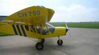 STOL CH 750 with super-bright Zenair AeroLED 3-position wing tip nav / strobe / position LED lights.