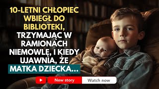 10-letni Chłopiec Wbiegł Do Biblioteki, Trzymając W Ramionach Niemowlę, I Kiedy Ujawnia...