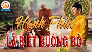 LỜI PHẬT DẠY: Biết Buông Bỏ Tâm Sẽ Hạnh Phúc | Người Biết Buông Bỏ Là Người Chiến Thắng Trong Đời