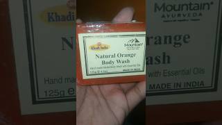 Khadi India Orange Body Soap