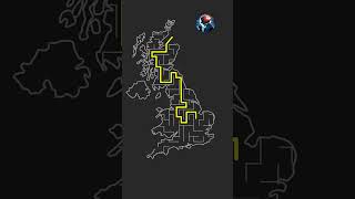 How to solve this UK Map Maze Puzzle (Part 14). #puzzle #uk #shorts