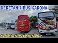 KEJUTAN!! BUS KARONA BELI BUS SEMPATI STAR DOUBLE DECKER - Deretan 7 Bus Karona Di Terminal Amplas.