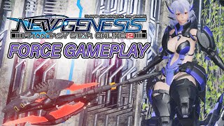 New Genesis PSO2 Force Gameplay Most Chill Class