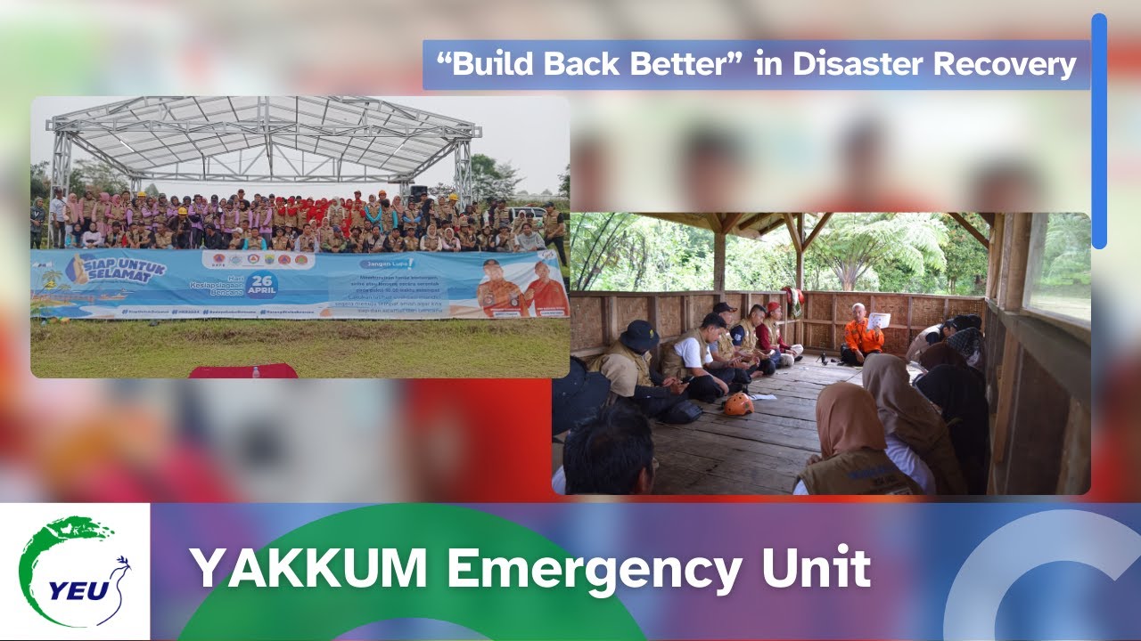 Build Back Better In Disaster Recovery Youtube