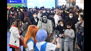 コロナ禍のハロウィーン、仮装はまばら　大阪・ミナミ