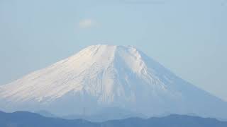 狭山湖からの絶景・富士山