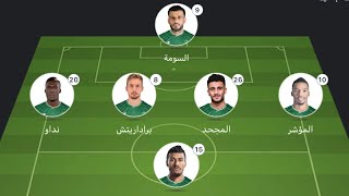 تشكيلة الاهلي ضد الحزم - مباراة الجولة 2 من الدوري السعودي / 2022
