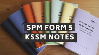 SPM FORM 5 KSSM 2021 NOTES BIOLOGY, PHYSICS, CHEMISTRY, ADD MATHS, SEJARAH | victoriactual