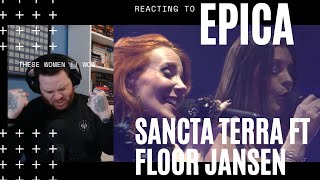 MY EARS HAVE BEEN TICKLED !! FIRST TIME HEARING - EPICA - SANCTA TERRA FT FLOOR JANSEN [REACTION]