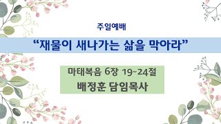 [●주일예배] 청천교회 2024.07.28