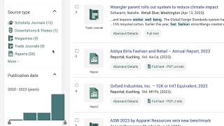 Abi Inform Search Simulation