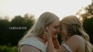 Lauren + Hunter | proof that love knows no boundaries | Tabor Hill Winery wedding video