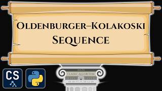 Oldenburger–Kolakoski Sequence Algorithm Visualization | Step by Step Python Code Animation