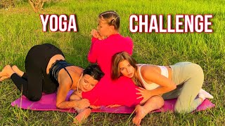 Yoga Challenge | Three Beautiful Girls Make Crazy Things Together