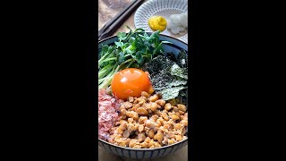 名物の納豆蕎麦 #Shorts