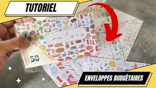 TUTO/DIY COMMENT FAIRE SES PROPRES ENVELOPPES BUDGET