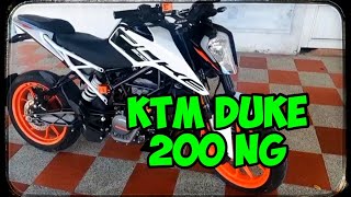 Sabias esto de la KTM duke 200 NG