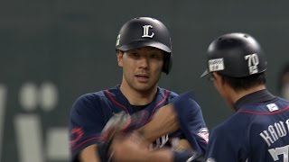 【プロ野球パ】今度は満塁の場面でタイムリー！炭谷、この試合4打点の活躍!! 2015/09/20 F-L