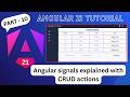Angular signals explained with CRUD actions  | Angular 21 tutorial part - 10
