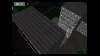 P3D - city setting with different cameras
