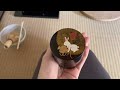 表千家　薄茶　風炉　丸卓　初心者向け　基本的なお点前　　　japanese tea ceremony basical procedure