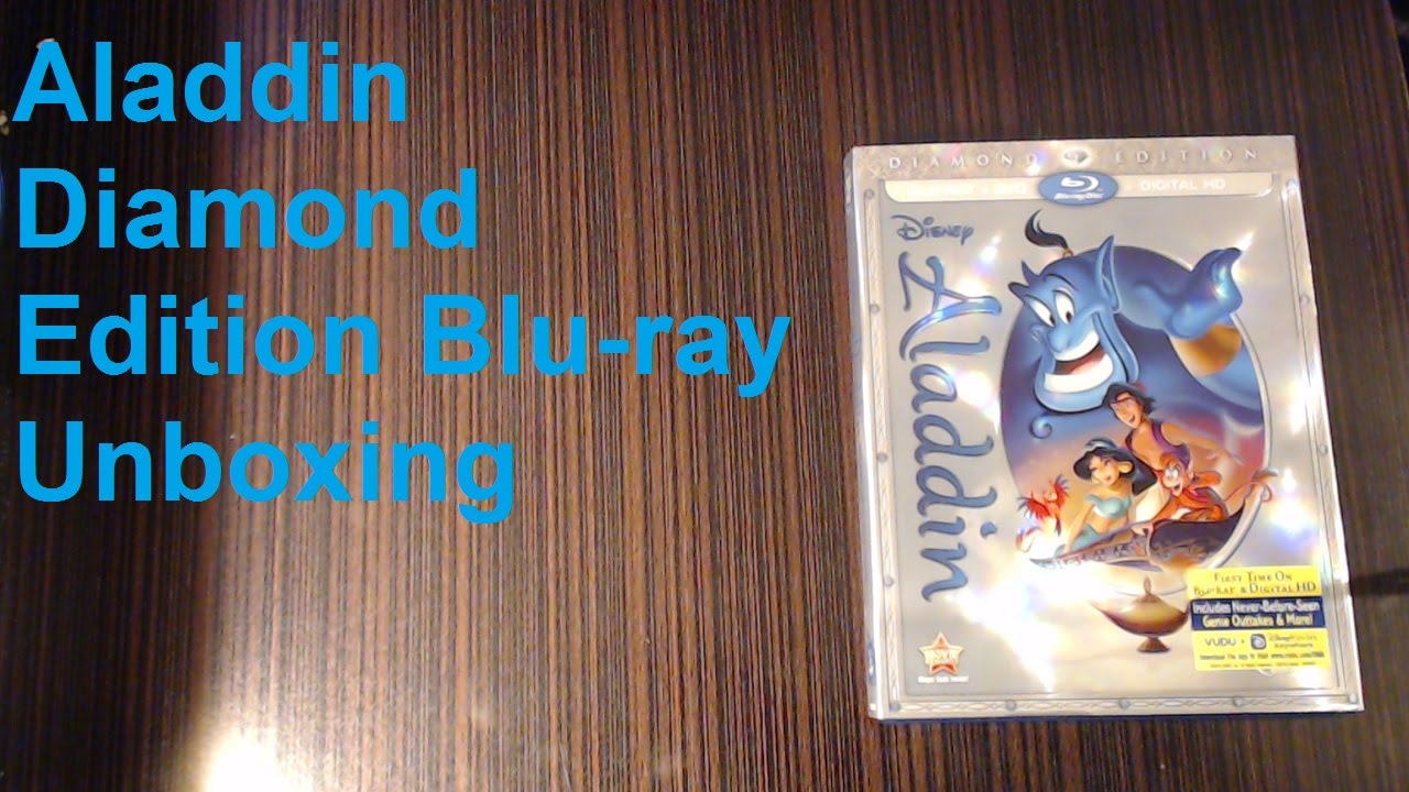 Aladdin Diamond Edition Blu-ray Unboxing - YouTube