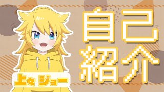 【Vtuber】上から来るぞぉ気を付けろ！上々ジョーです！！【自己紹介】