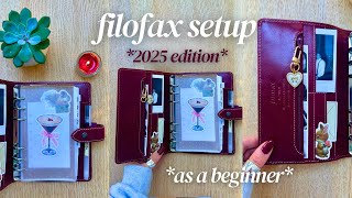 filofax personal planner setup | 2025 edition ✨