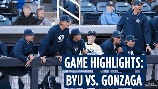 BASEBALL GAME HIGHLIGHTS | BYU vs. GONZAGA | Game 3