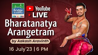 Bridge Academy Bharatanatyam Arangetram | 2023 | by Aakash Aravinth | Dr. Sumathy Sundar