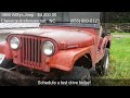 1966 willys jeep overland for sale in nationwide nc 27603 a vnclassics