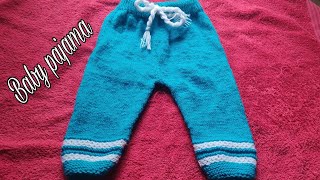 6 Months to 1 Years Baby Pajama Easy Knitting Step by Step