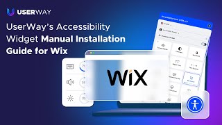 WIX Accessibility (Manual Install) - UserWay Installation Guide