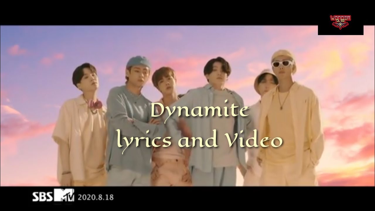 Dynamite Lyrics And Video By BTS - YouTube