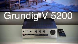 Grundig v 5200 stereo integrated amplifier Test