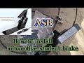 How to Install ASB , automotive student brake (instructor brake pedal) INSTALL in Toyota Vios manual