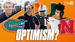 College Football Unpopular OPTIMISM Teams | Florida Gators, Nebraska Cornhuskers, Miami Hurricanes