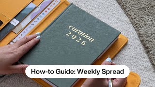 Weekly Spread - Curation 2026 Planner How-To