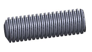 How to create 1 1/4 '' -5 ACME -2G - LH ---- Single lead thread || #45